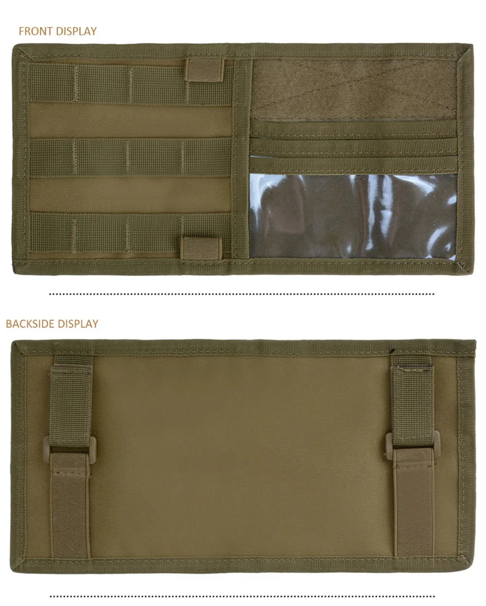 Car Sun Visor Organizer Universal Car Sunshade Storage Clip for Car Accessories Storage Holder Molle Hunting Gears Bag