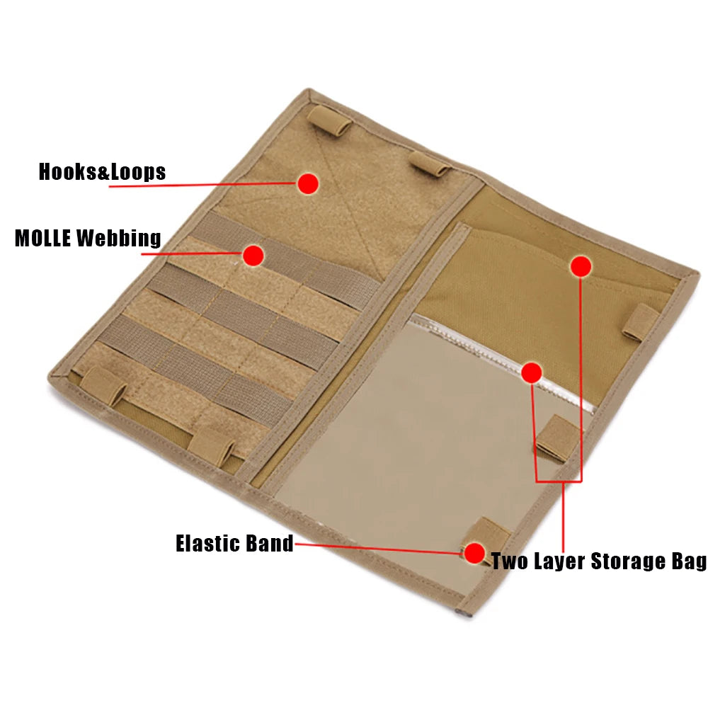 Car Sun Visor Organizer Universal Car Sunshade Storage Clip for Car Accessories Storage Holder Molle Hunting Gears Bag