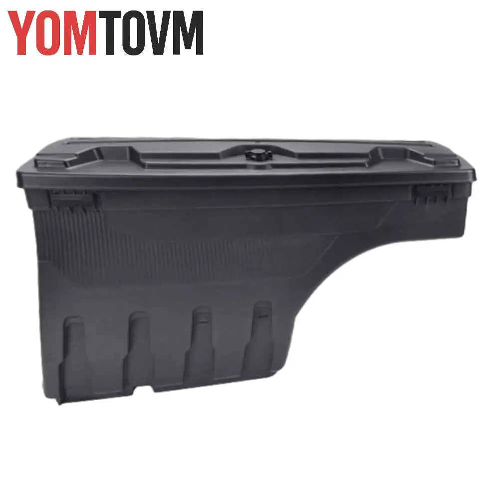 Truck Bed Storage Box for Ford F-150 2015 2016 - 2021 Left or Right Side Rear Trunk Tool Box Organizer Case ABS Waterproof Black