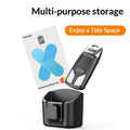 Car Key Storage Box Storage Box for Vehicle Supplies Dashboard Central Control Console Highspeed Toll Card Storage Box Card Slot