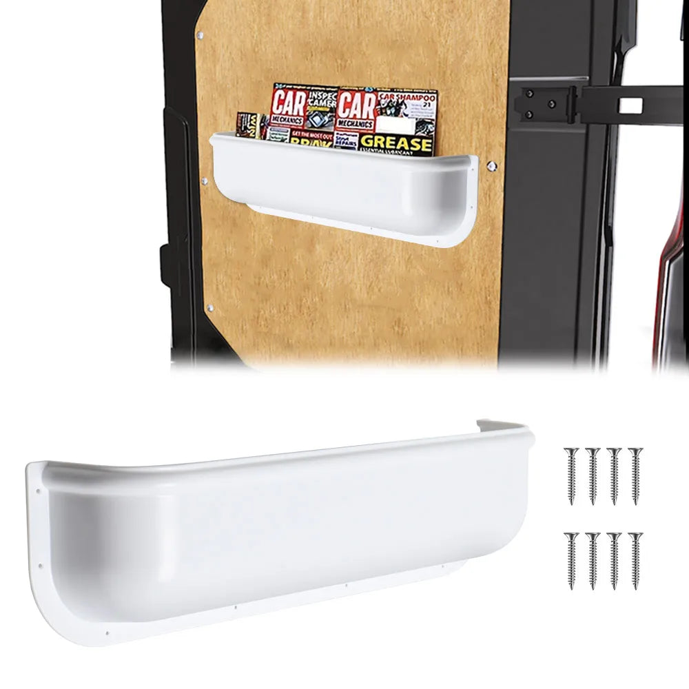 Car Door Handle Storage Box Van Camper RV Door Storage Box Door Panel Tray Armrest Organizer Storage Shelf Car Accessories