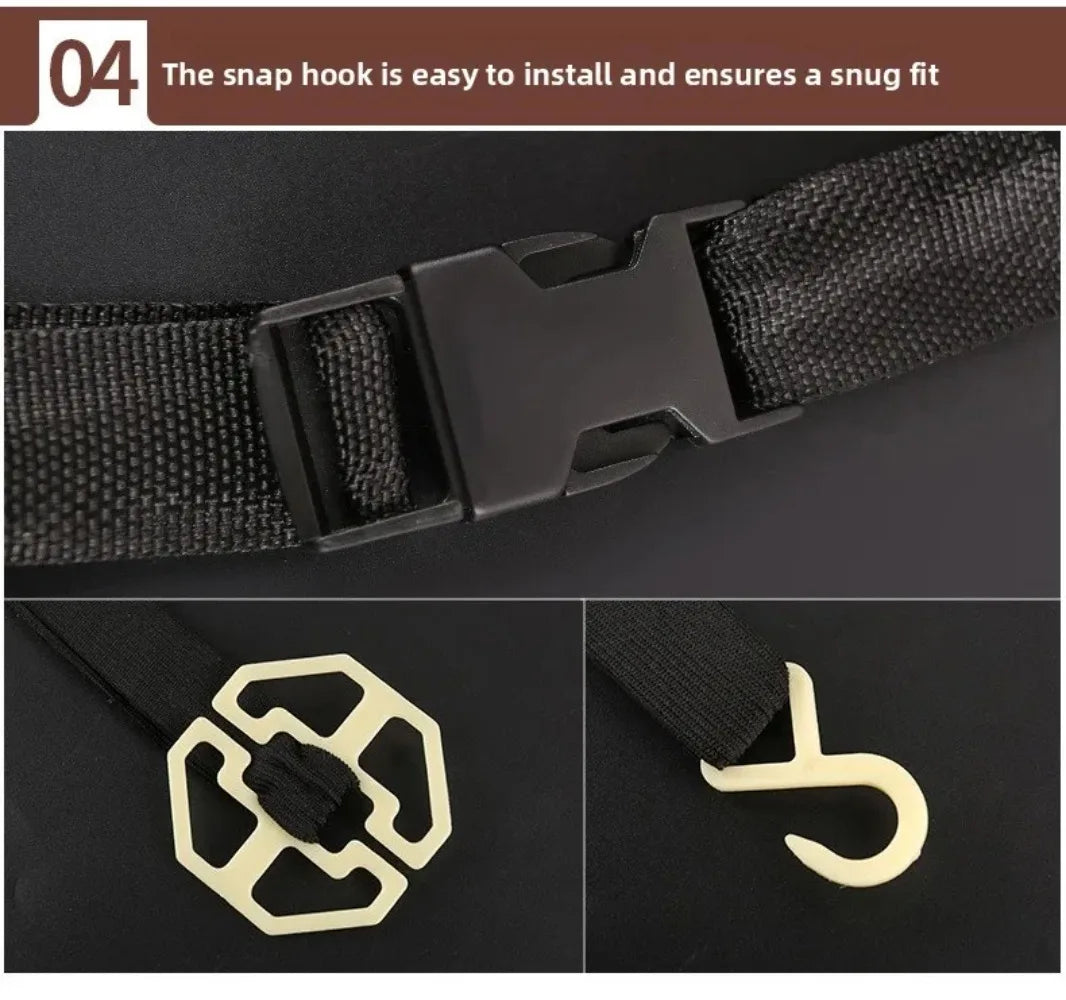 Car Back Seat Storage Holder Multi-Pocket Waterproof Organizer Large Capacit with Foldable Tray Cup/Tissue Holder Storage Pocket