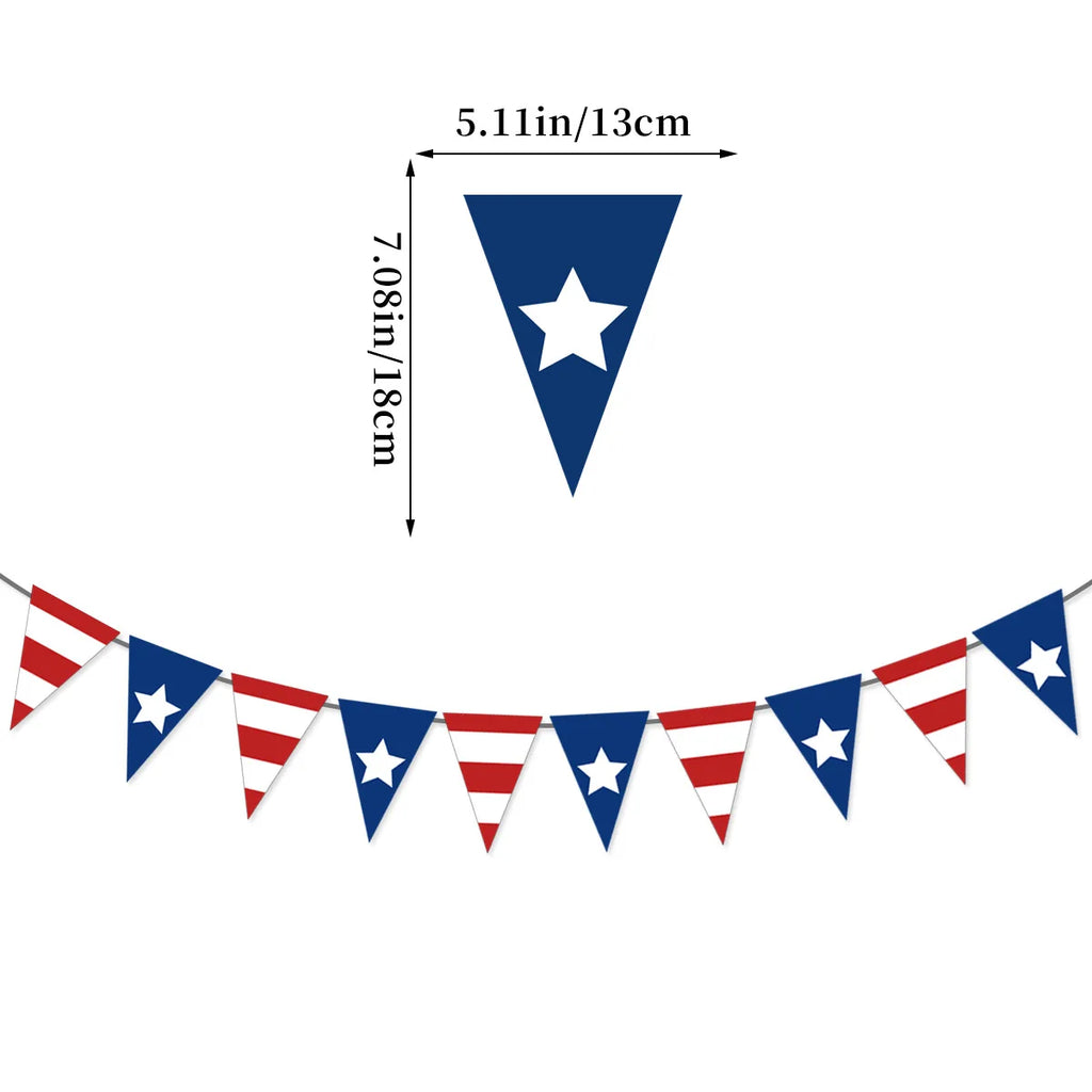 2026 America 250th Anniversary Party Decoration 1776-2026 Usa July 4th Flag Banner Pennant Wholesale