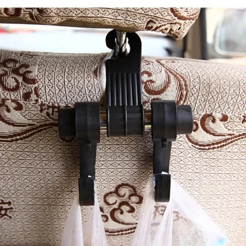 Car Seat Back Storage Hooks – Universal Hanger Bag Holder (2-Pack)