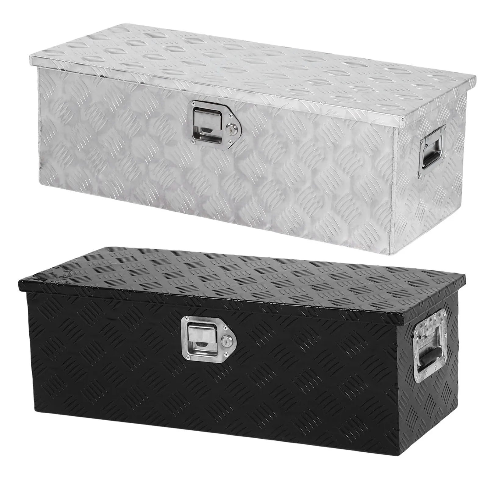 64L Heavy Duty Aluminum Truck Bed Tool Box - Waterproof, Powder Coated, Lockable