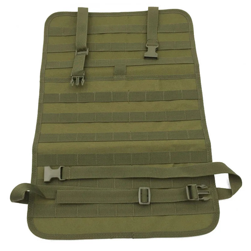 Tactical MOLLE Seat Back Organizer with 5 Detachable Pouches