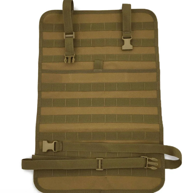 Tactical MOLLE Seat Back Organizer with 5 Detachable Pouches