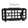 Fwoyonze Carbon Fiber Tactical Car Visor Organizer EDC Tool Hanger For Vehicle SUV, Truck Rigid Molle Panel Hunting Airsoft Gear