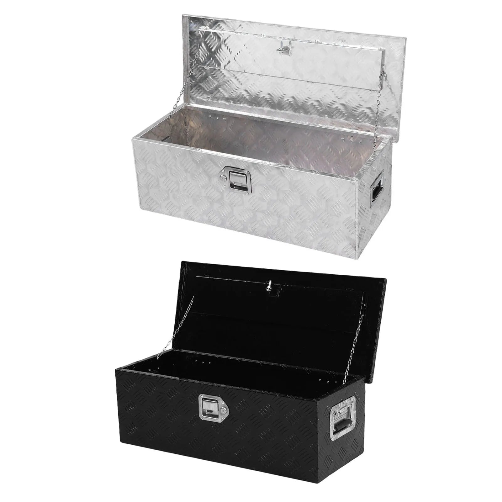 64L Heavy Duty Aluminum Truck Bed Tool Box - Waterproof, Powder Coated, Lockable