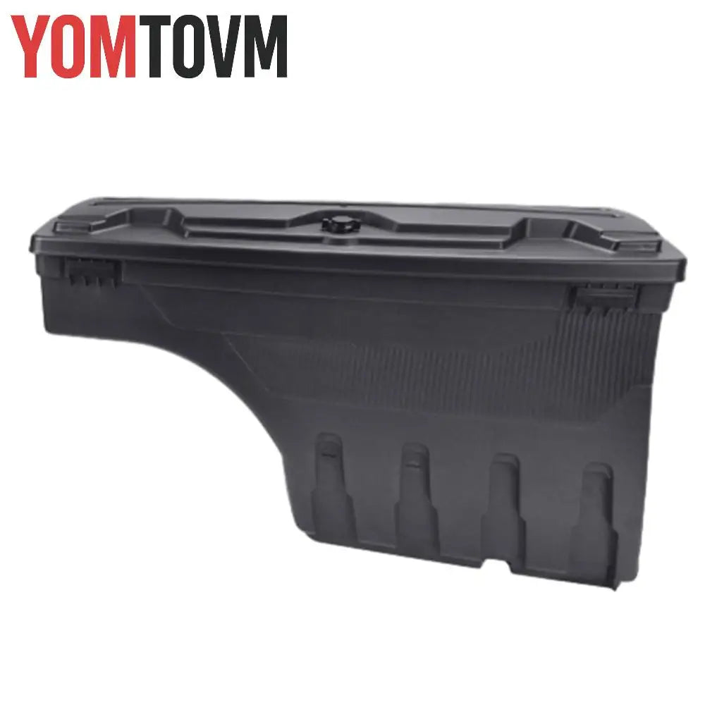 Truck Bed Storage Box for Ford F-150 2015 2016 - 2021 Left or Right Side Rear Trunk Tool Box Organizer Case ABS Waterproof Black