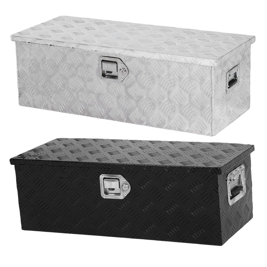64L Heavy Duty Aluminum Truck Bed Tool Box - Waterproof, Powder Coated, Lockable