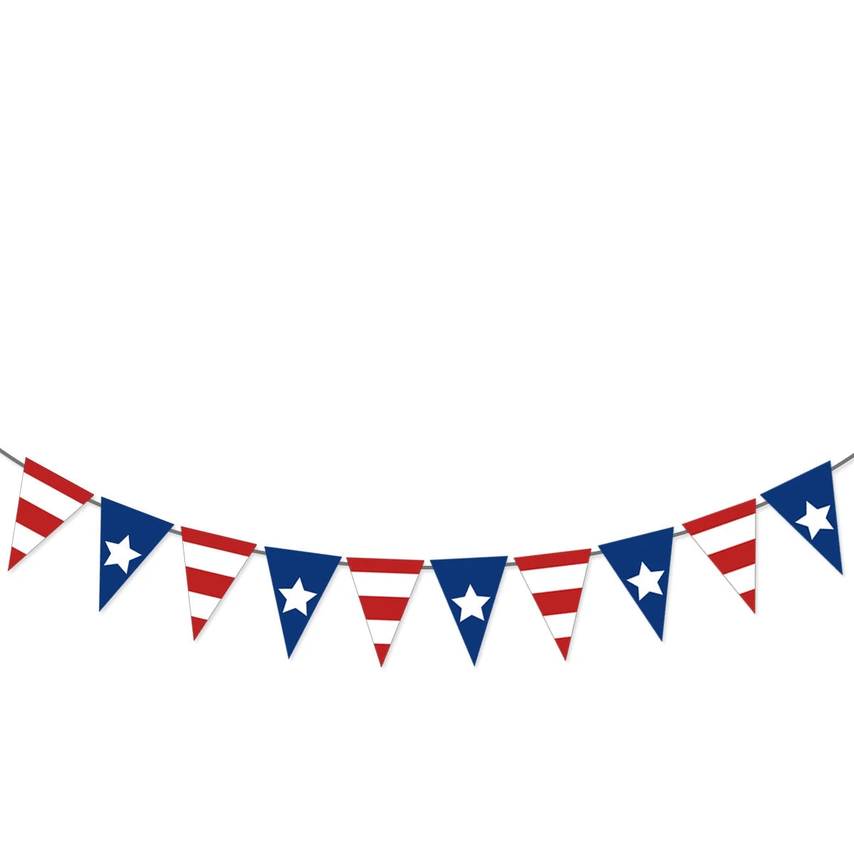 2026 America 250th Anniversary Party Decoration 1776-2026 Usa July 4th Flag Banner Pennant Wholesale