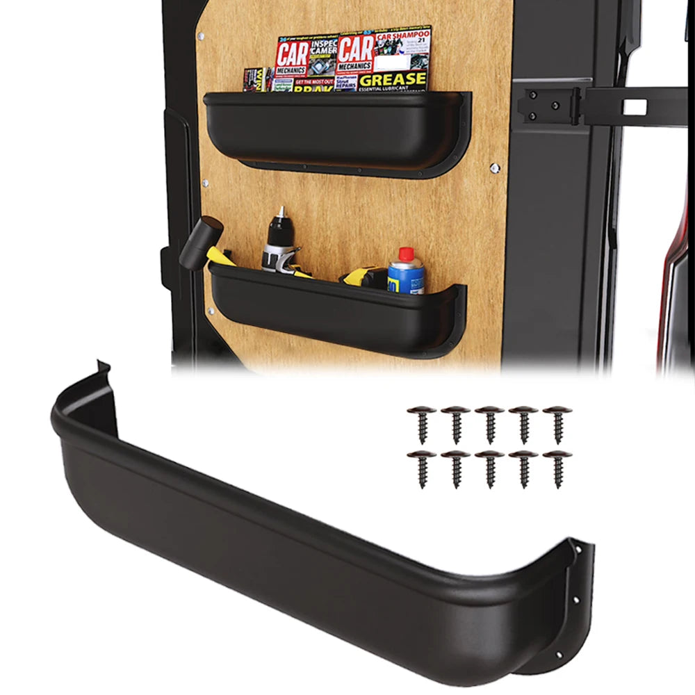 Car Door Handle Storage Box Van Camper RV Door Storage Box Door Panel Tray Armrest Organizer Storage Shelf Car Accessories