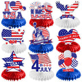 4th of July Table Centerpiece Patriotic Honeycomb Centerpieces Table Decorations Independence Day 250th Anniversary Party Decor