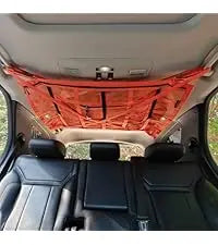 Extra Large Car Ceiling Cargo Net 43.3x27.5in, SUV Van Truck Roof Storage Organizer, Overhead Mesh Holder for Travel