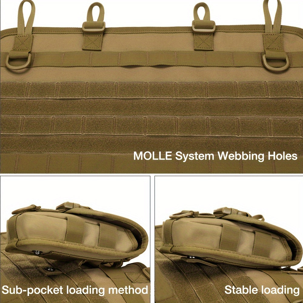 Car seat back storage bag, camping accessories wash bag with adjustable shoulder strap, outdoor camping cosmetic bag